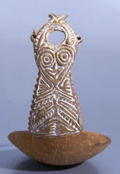 Decoratieve lepel uit de Golf van Papua